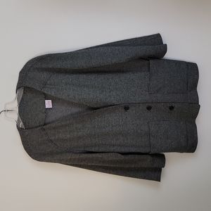 Vintage Graff Black Tweed Blazer Jacket 10